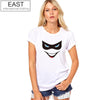 EAST KNITTING H547 Women T Shirt 2017  Summer Style T-shirt Batmen -Harley Face Adult Tee Harajuku Couple Tee Plus Size