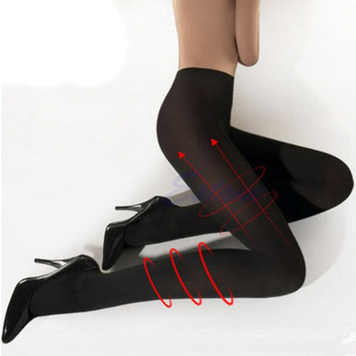 Women Black Slim Beauty Leg Shape Compression Burn Fat Thin leggings